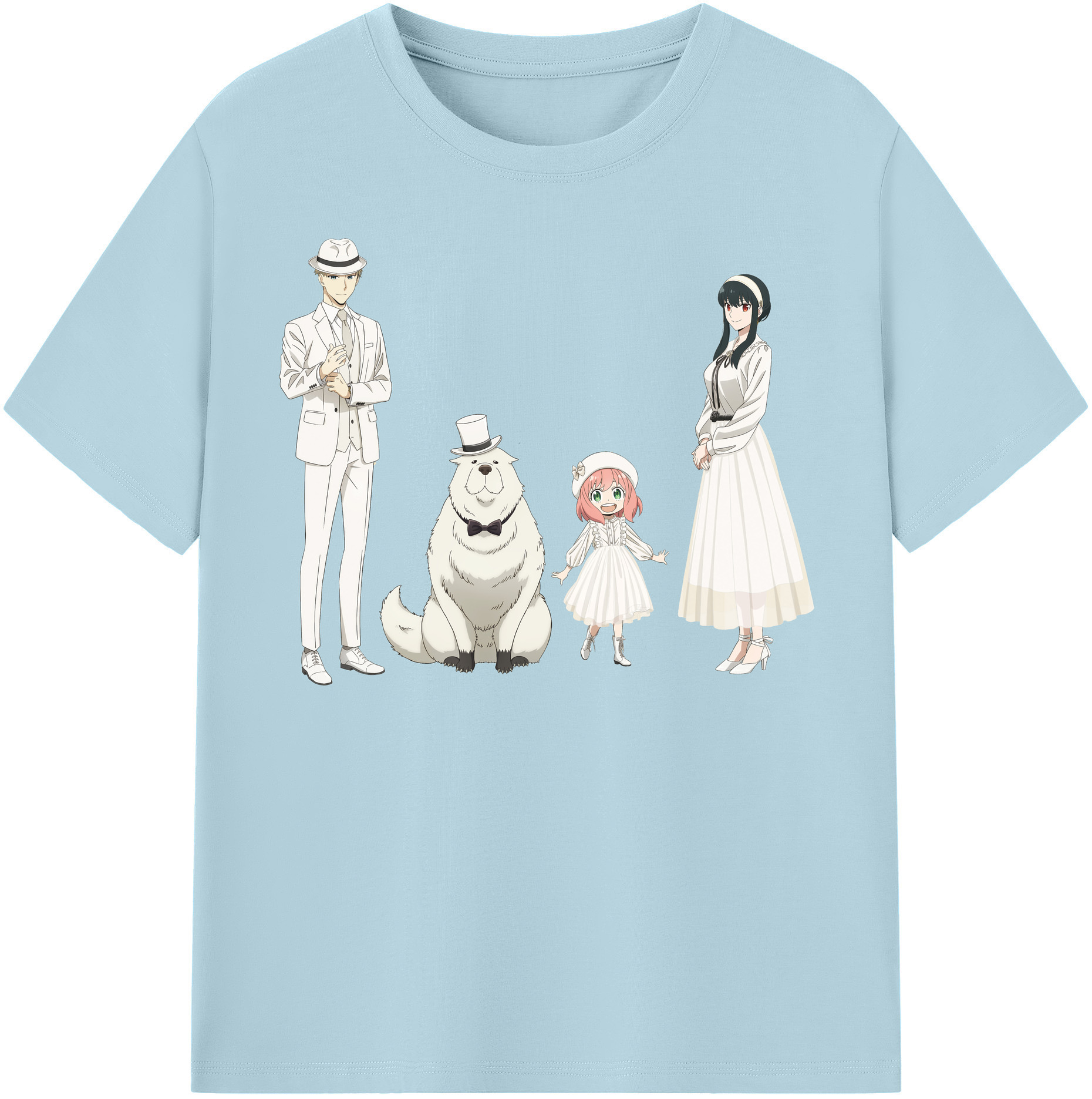（画像用） SPY×FAMILY间谍家家酒 綿100％半袖Tシャツ（フロントプリント）